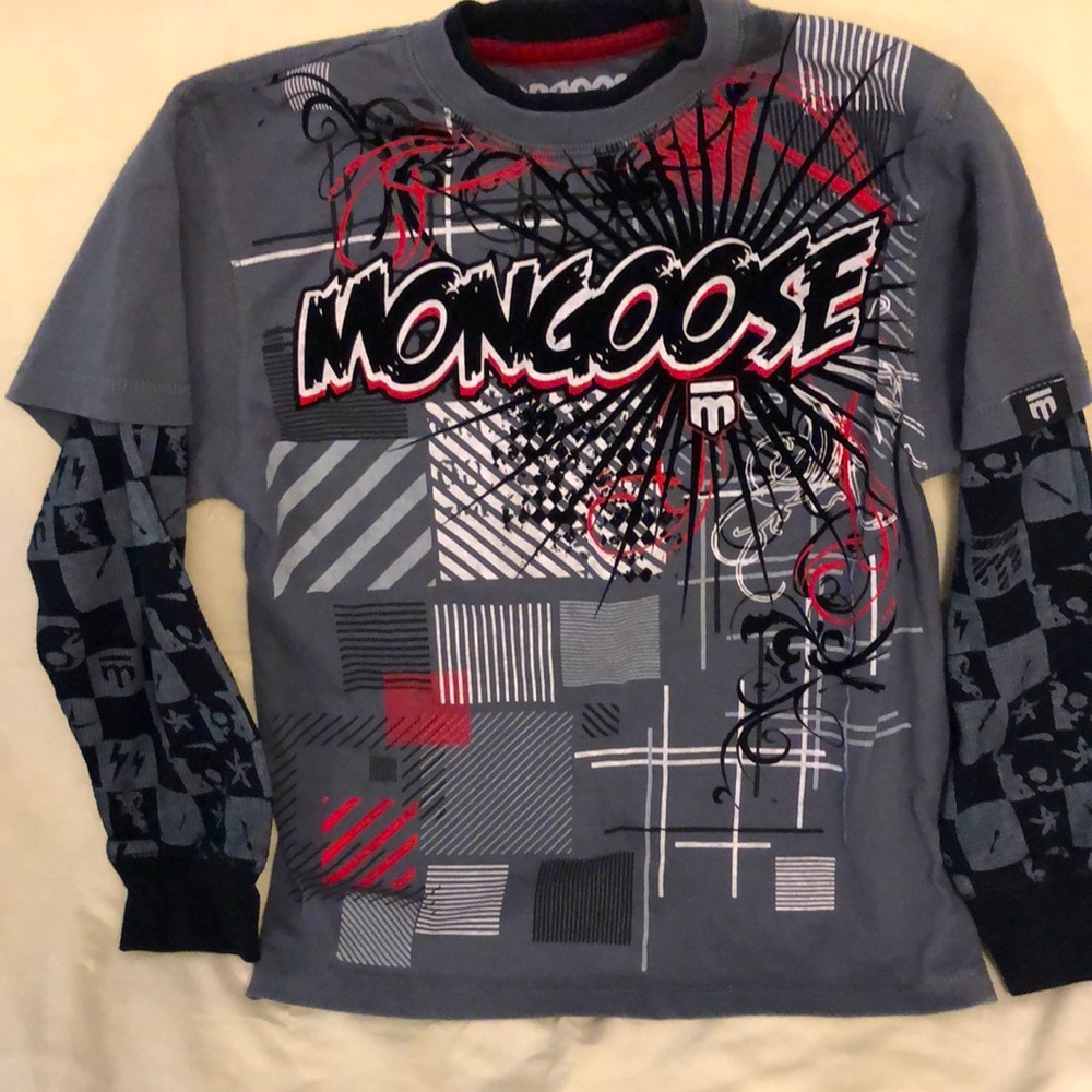Team Mongoose BMX Long Sleeve Size Youth Small (Approximately 12-14)